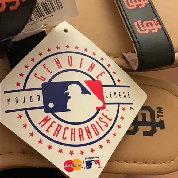 San Francisco Giants Women’s Double-Strap Logo Sandals Size Medium (7/8) - NWT - Picture 3 of 9